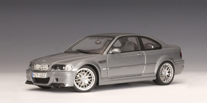 2003 BMW M3 CSL - Steel Grey Metallic (AUTOart) 1/18