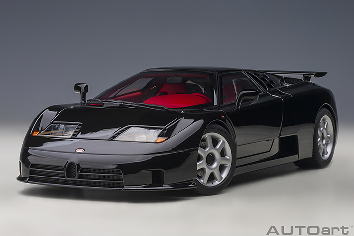 Bugatti EB110 Ss - Nero Vernice/black (AUTOart) 1/18