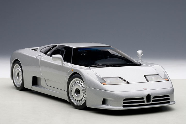 Bugatti EB110 GT - Silver (AUTOart) 1/18