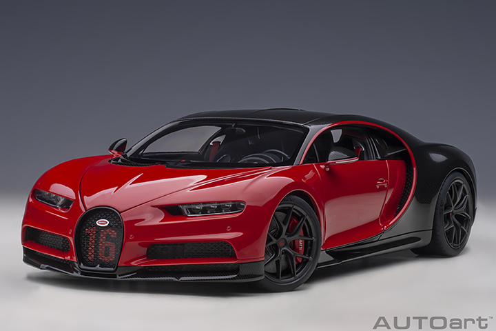 2019 Bugatti Chiron Sport - Italian Red/carbon (AUTOart) 1/18