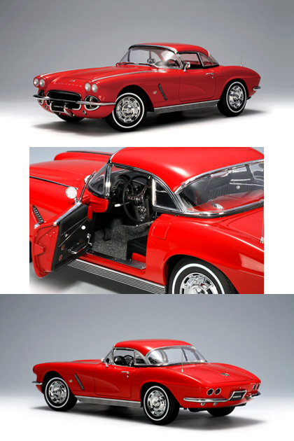 1962 Chevy Corvette - Roman Red (AUTOart) 1/18