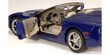 2004 Chevrolet Corvette Convertible - Metallic Blue Commemorative Edition (AUTOart) 1/18