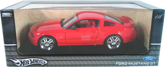 2005 Ford Mustang GT Coupe - Red (Hot Wheels) 1/18