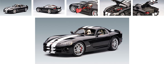 2006 Dodge Viper SRT10 Coupe - Black (AUTOart) 1/18