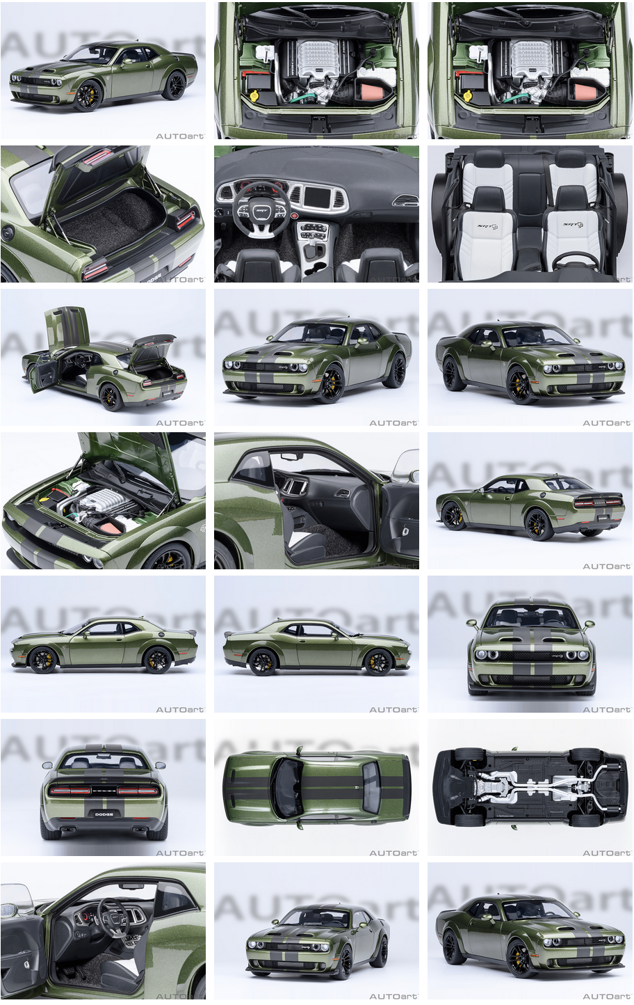 2022 Dodge Challenger SRT Jailbreak - F8 Green (AUTOart) 1/18