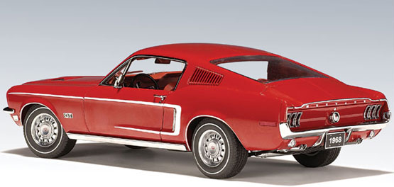 1968 Ford Mustang GT 390 - Red (AUTOart) 1/18