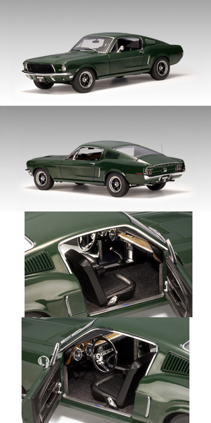 1968 Ford Mustang GT-390 - Green (AUTOart) 1/18