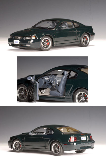 2001 Ford Mustang GT Bullitt - Green (AUTOart) 1/18