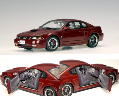 2004 Ford Mustang GT 40th Anniversary Crimson Red (AUTOart) 1/18