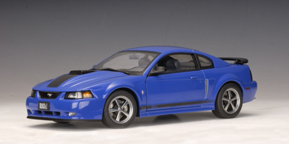 2003 Ford Mustang Mach 1 - Azure Blue (AUTOart) 1/18