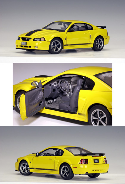 2004 Ford Mustang Mach 1 - Screaming Yellow (AUTOart) 1/18