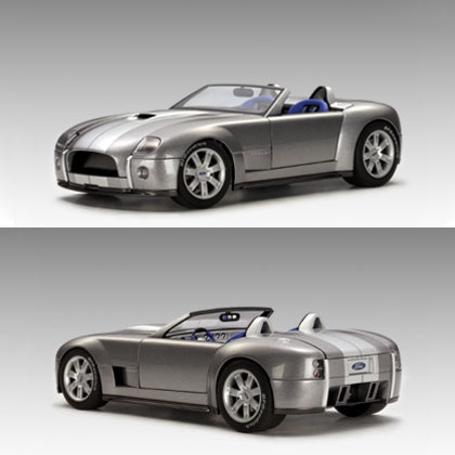 2004 Ford Shelby Cobra Concept Car - Tungsten Silver (AUTOart) 1/18