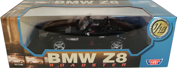 BMW Z8 Roadster - Metallic Black (MotorMax) 1/18