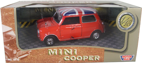 Mini Cooper - Red (MotorMax) 1/18