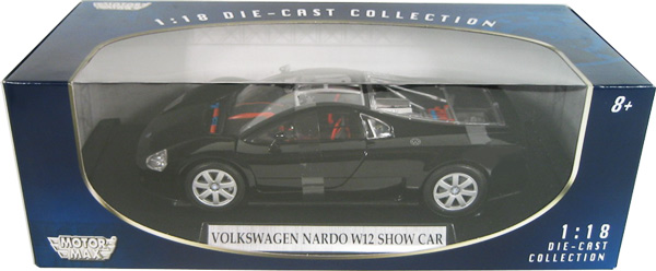 VW Nardo Show Car - Black (MotorMax) 1/18