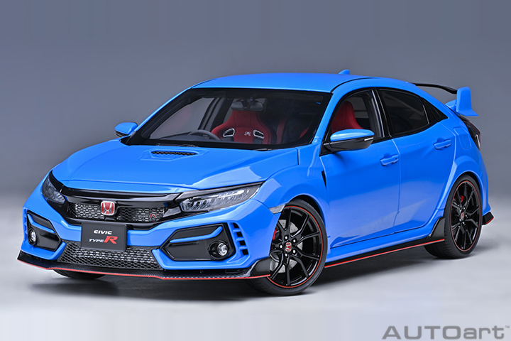 2021 Honda Civic Type R - Fk8) (racing Blue Pearl (AUTOart) 1/18