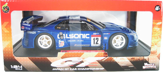 2003 Nissan Skyline Hasemisport Calsonic BNR34 JGTC (Muscle Machines) 1/24
