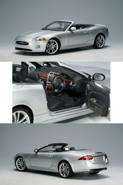 2006 Jaguar XK Cabriolet - Liquid Silver (AUTOart) 1/18