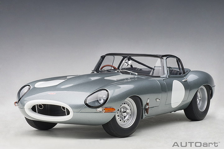 Jaguar Lightweight E-type - Silver (AUTOart) 1/18