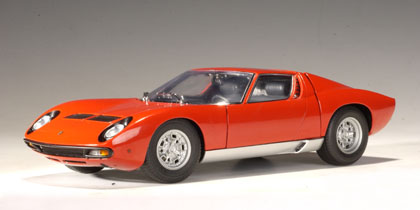 1971 Lamborghini Miura SV - Red (AUTOart) 1/18