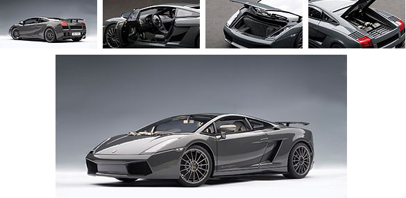 Lamborghini Gallardo Superleggera - Metallic Grey (AUTOart) 1/18