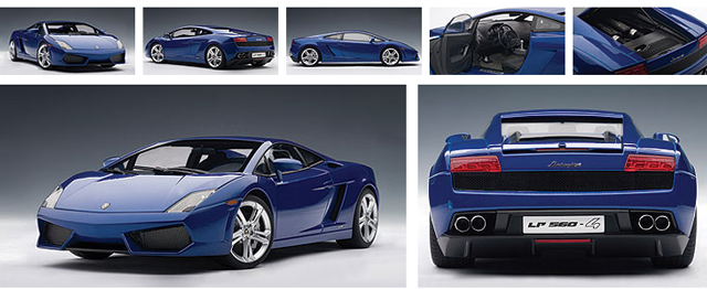 Lamborghini Gallardo LP640-4 - Monterey Blue (AUTOart) 1/18