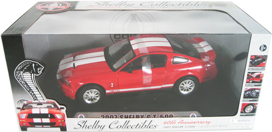 2007 Shelby Mustang GT-500 - Red (Shelby Collectibles) 1/18
