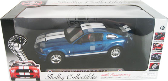 2007 Shelby Mustang GT-500 - Blue (Shelby Collectibles) 1/18