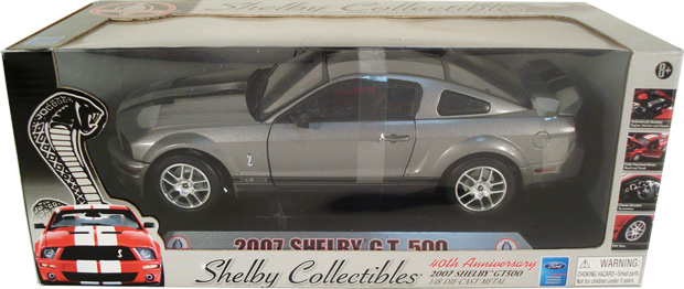 2007 Shelby Mustang GT-500 - Grey (Shelby Collectibles) 1/18