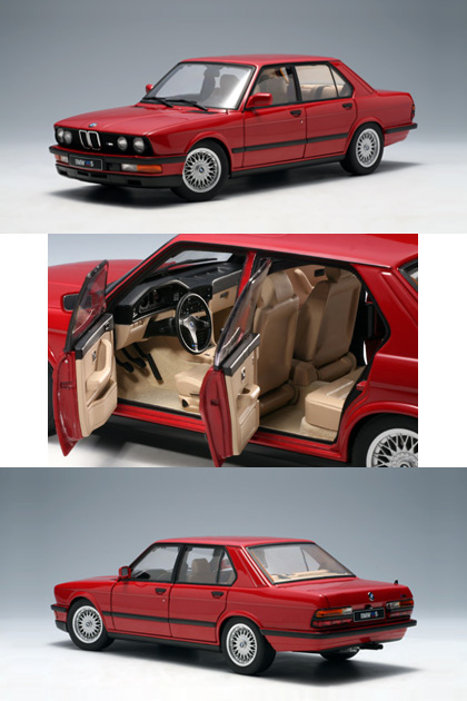 1987 BMW M5 Shadowline - Zinnober Red (AUTOart) 1/18