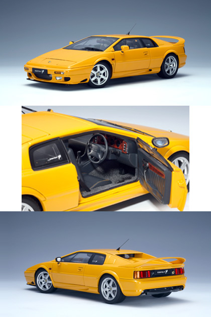 Lotus Esprit V8 - Yellow (AUTOart) 1/18