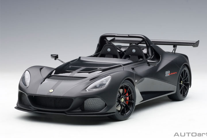 Lotus 3-ELEVEN - Matt Black w/ Gloss Black Accents (AUTOart) 1/18