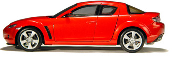 2003 Mazda RX-8 - Velocity Red RHD (AUTOart) 1/18