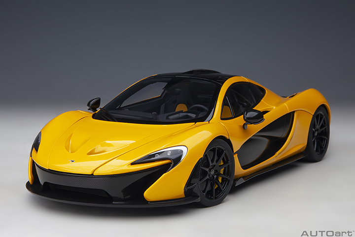 McLaren P1 (volcano Yellow w/ Yellow/black Interio (AUTOart) 1/18