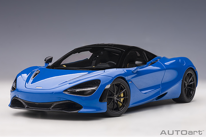 McLaren 720S - Paris Blue/metallic Blue (AUTOart) 1/18