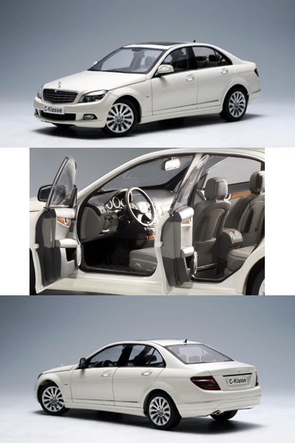 Mercedes-Benz C-Class Limousine - Elegance White (AUTOart) 1/18