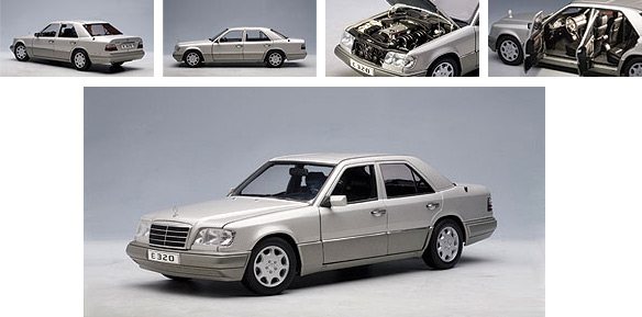 1995 Mercedes-Benz E320 Limousine - Silver (AUTOart) 1/18