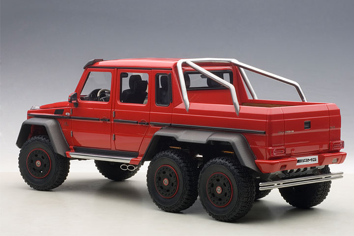 Mercedes-benz G63 AMG 6X6 - Red (AUTOart) 1/18