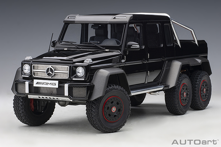 Mercedes-benz G63 AMG 6x6 - Gloss Black (AUTOart) 1/18