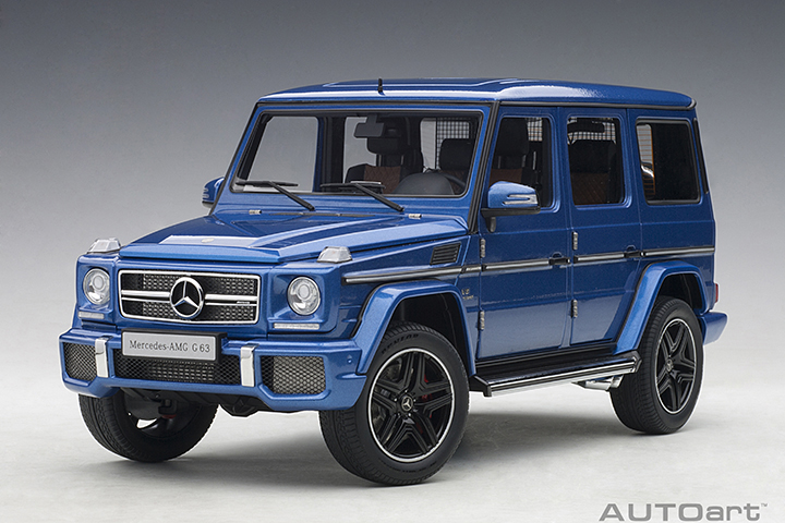 2017 Mercedes-amg G63 - Designo Mauritius Blue (AUTOart) 1/18