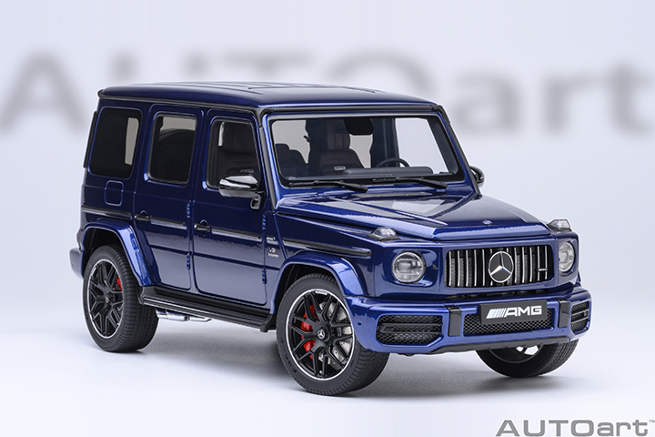2019 Mercedes-amg G63 - Brilliant Blue Metallic (AUTOart) 1/18