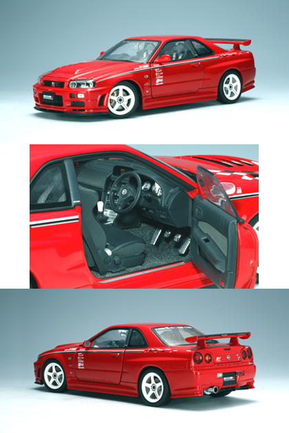 Nissan Skyline GT-R (R34) R1 NISMO R-Tune - Active Red (AUTOart) 1/18