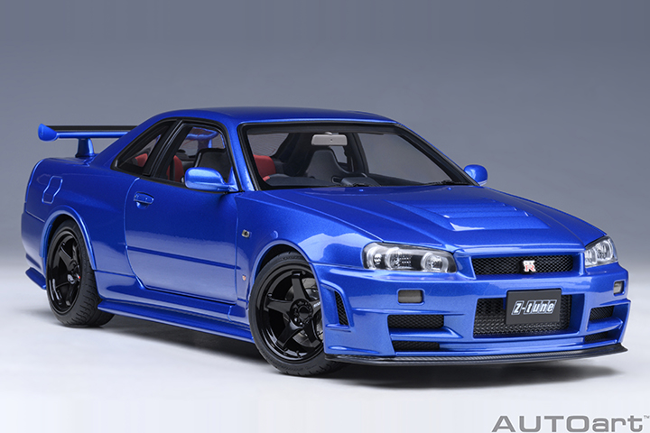 NISMO R34 Gt-r Z-tune - Bayside Blue (AUTOart) 1/18