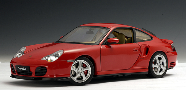Porsche 911 (996) Turbo - Red (AUTOart) 1/18