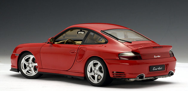 Porsche 911 (996) Turbo - Red (AUTOart 77831) 1/18