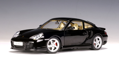2001 Porsche 911 (996) Turbo - Black (AUTOart) 1/18