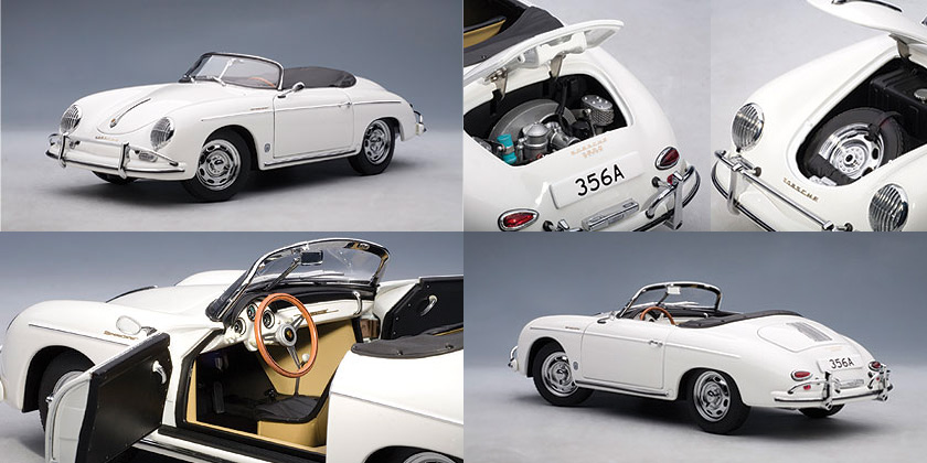 Porsche 356 Speedster - White (AUTOart) 1/18