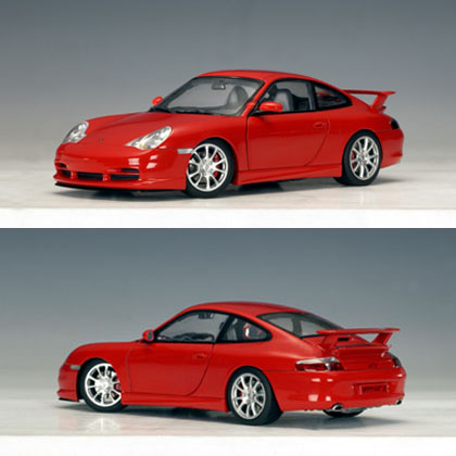 2003 Porsche 911 (996) GT3 - Red (AUTOart) 1/18