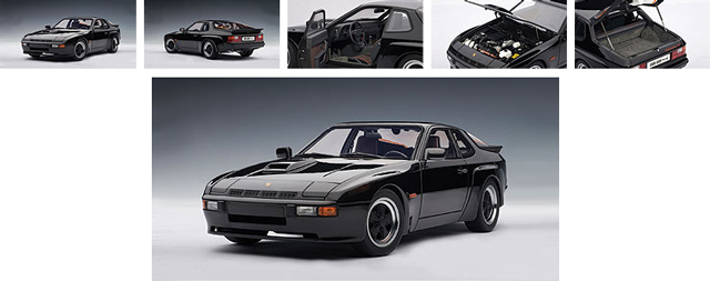 1980 Porsche 924 Carrera GT - Black (AUTOart) 1/18