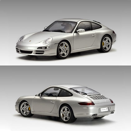 Porsche 911 (997) Carrera S - Silver (AUTOart) 1/18